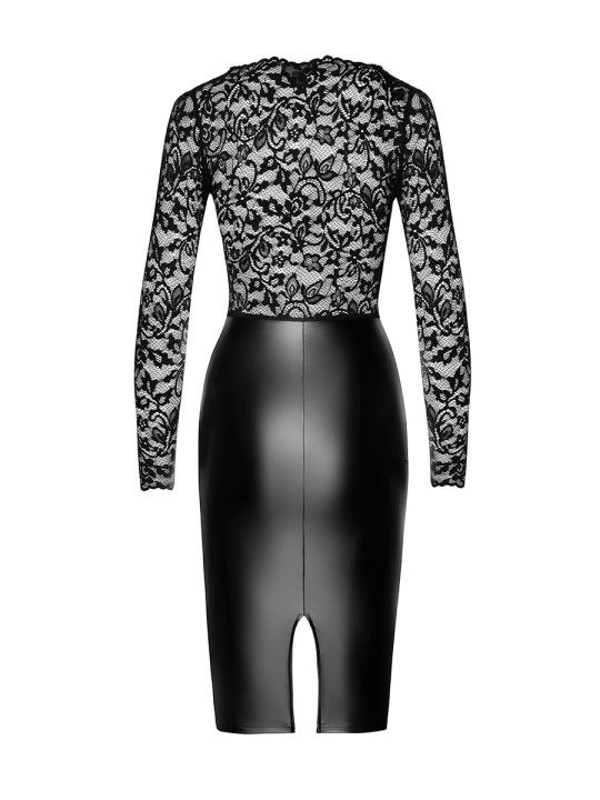 Robe Euphoria F295 wetlook et dentelle