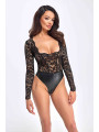 Body Psyché F296 wetlook et dentelle