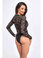 Body Psyché F296 wetlook et dentelle