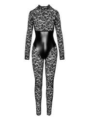 Combinaison corset Enigma F299 dentelle et wetlook