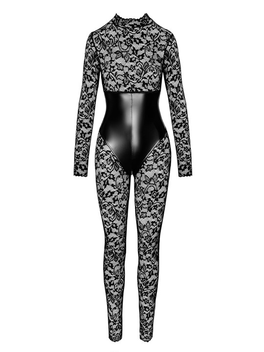 Combinaison corset Enigma F299 dentelle et wetlook
