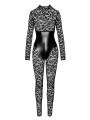 Combinaison corset Enigma F299 dentelle et wetlook