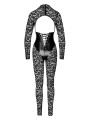 Combinaison corset Enigma F299 dentelle et wetlook