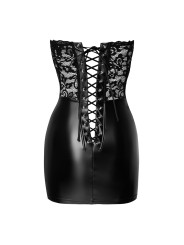 Mini robe corset Solace F300 wetlook et dentelle