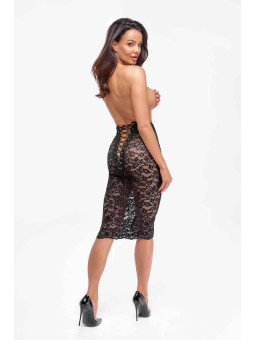 Jupe lacée Ambivalence F302 dentelle