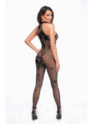 Combinaison zippée Ego F315 tulle floqué