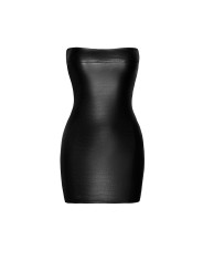 Mini robe bustier Wild F317 wetlook effet croco