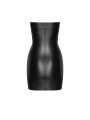 Mini robe bustier Wild F317 wetlook effet croco