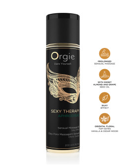 Huile De Massage Sensuelle Sexy Therapy Aphrodisiac 200ml