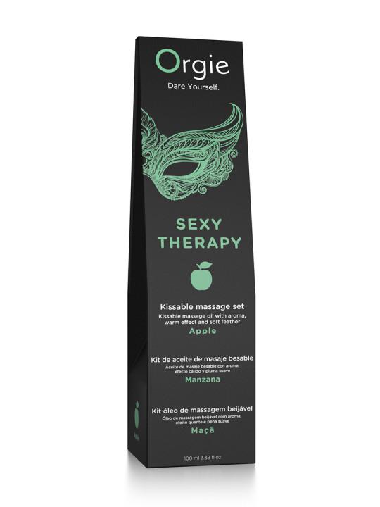 Huile de massage embrassable Sexy Therapy Pomme