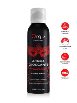 Mousse de massage effervescente Fraise 150ml