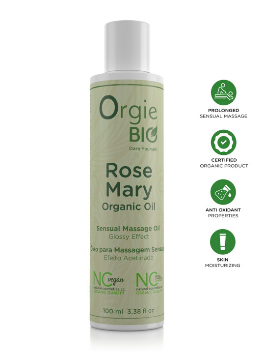 Huile de massage Bio au Romarin - Orgie