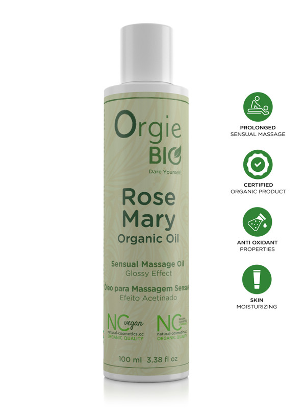 Huile de massage Bio au Romarin - Orgie