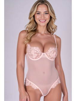 Body rose pâle Zovel - Passion