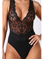 Body noir Evalie - Passion