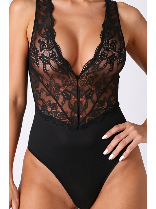 Body noir Evalie - Passion