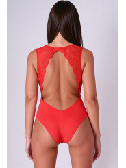 Body rouge Evalie - Passion