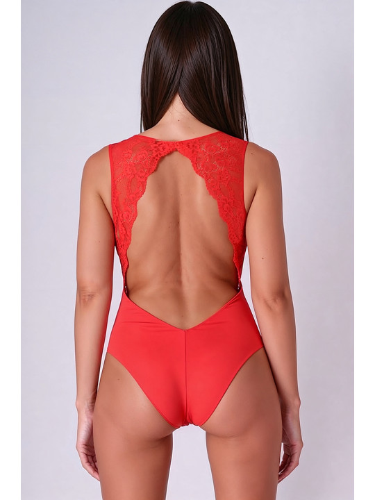 Body rouge Evalie - Passion
