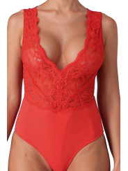 Body rouge Evalie - Passion