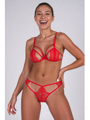 Ensemble 2 pièces rouge Anuvera - Passion