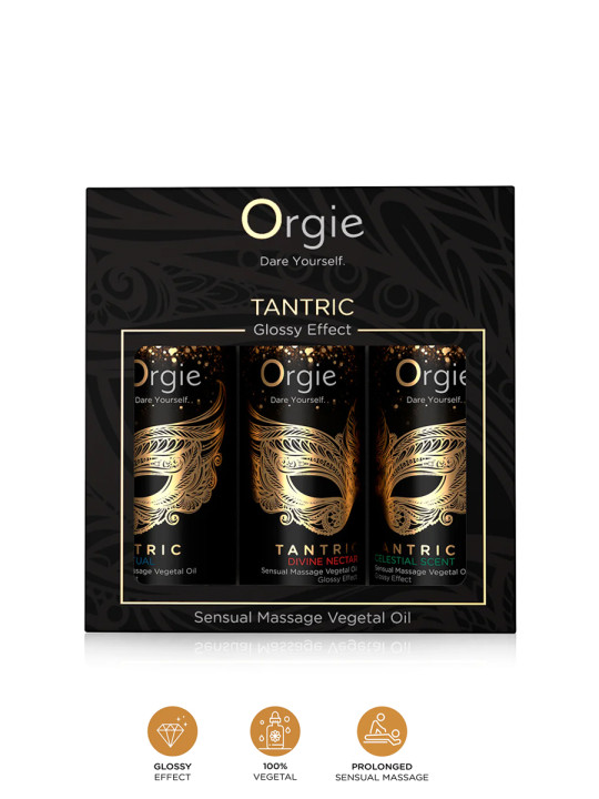 Coffret 3 huiles de massage Sensuel Tantric Collection