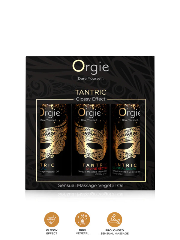 Coffret 3 huiles de massage Sensuel Tantric Collection