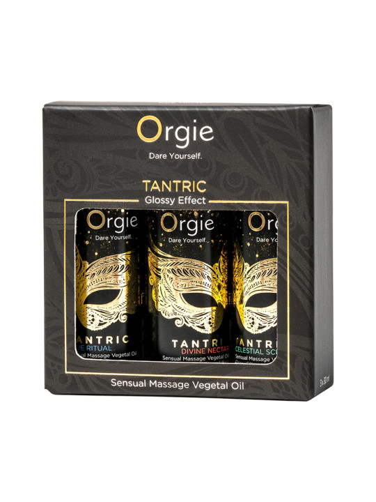 Coffret 3 huiles de massage Sensuel Tantric Collection