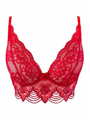 Soutien-gorge dentelle rouge V-9691 - Axami