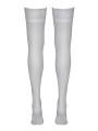 Bas autofixants blanc - Cotelli Legwear