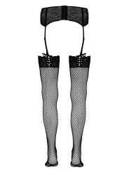 Bas résille noir - Cotelli Legwear