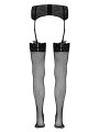 Bas résille noir - Cotelli Legwear