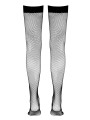 Bas résille autofixants noir - Cotelli Legwear