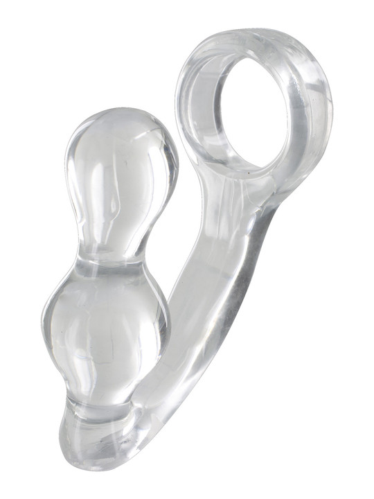 Stimulateur de prostate et cockring transparent