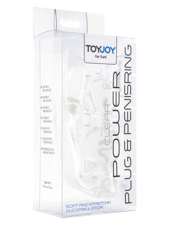 Stimulateur de prostate et cockring transparent