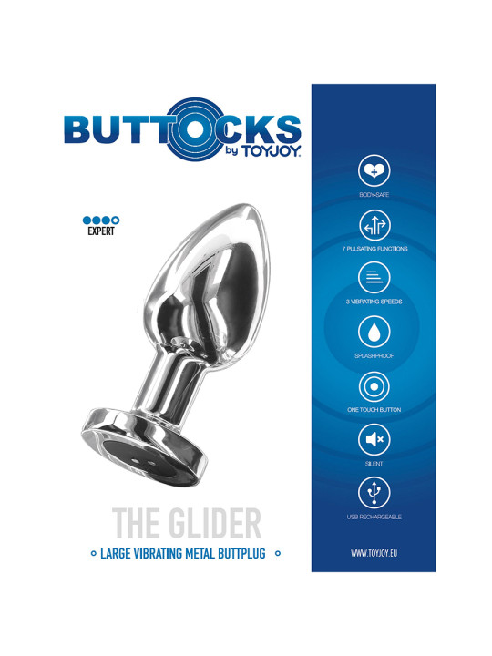 Plug vibrant en métal The Glider L