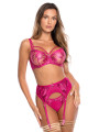 Porte-jarretelles Rose V-10252 - Axami