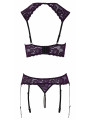 Ensemble lingerie ouverte violet - Cotelli Lingerie