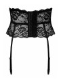 Ceinture porte-jarretelles noir - Cottelli Lingerie