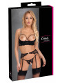 Ensemble lingerie ouverte noir - Cotelli Lingerie