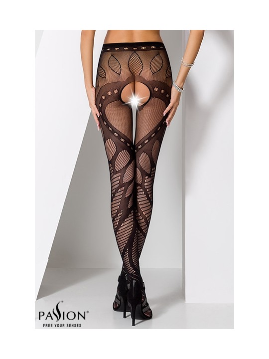 Collants ouverts S007 - Noir