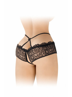 Culotte ouverte noire Celia - Fashion Secret