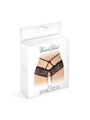 Culotte ouverte noire Celia - Fashion Secret
