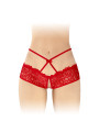 Culotte ouverte rouge Celia - Fashion Secret