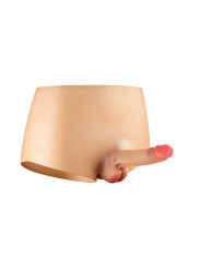 Culotte avec gode réaliste creux 