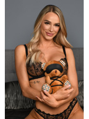 Ours en peluche en tenue Bondage