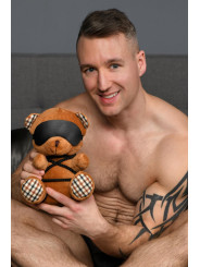Ours en peluche en tenue Bondage