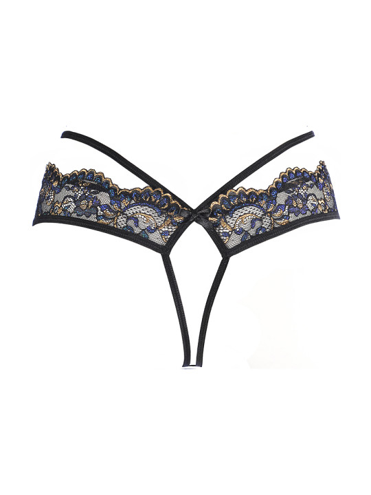 String dentelle Noir V-10368 - Axami