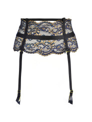 Porte-jarretelles dentelle Noir V-10362 - Axami