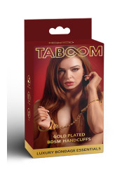 Menottes BDSM plaquées or - Taboom