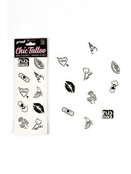 10 tatouages temporaires Candy Collection - Secret Play